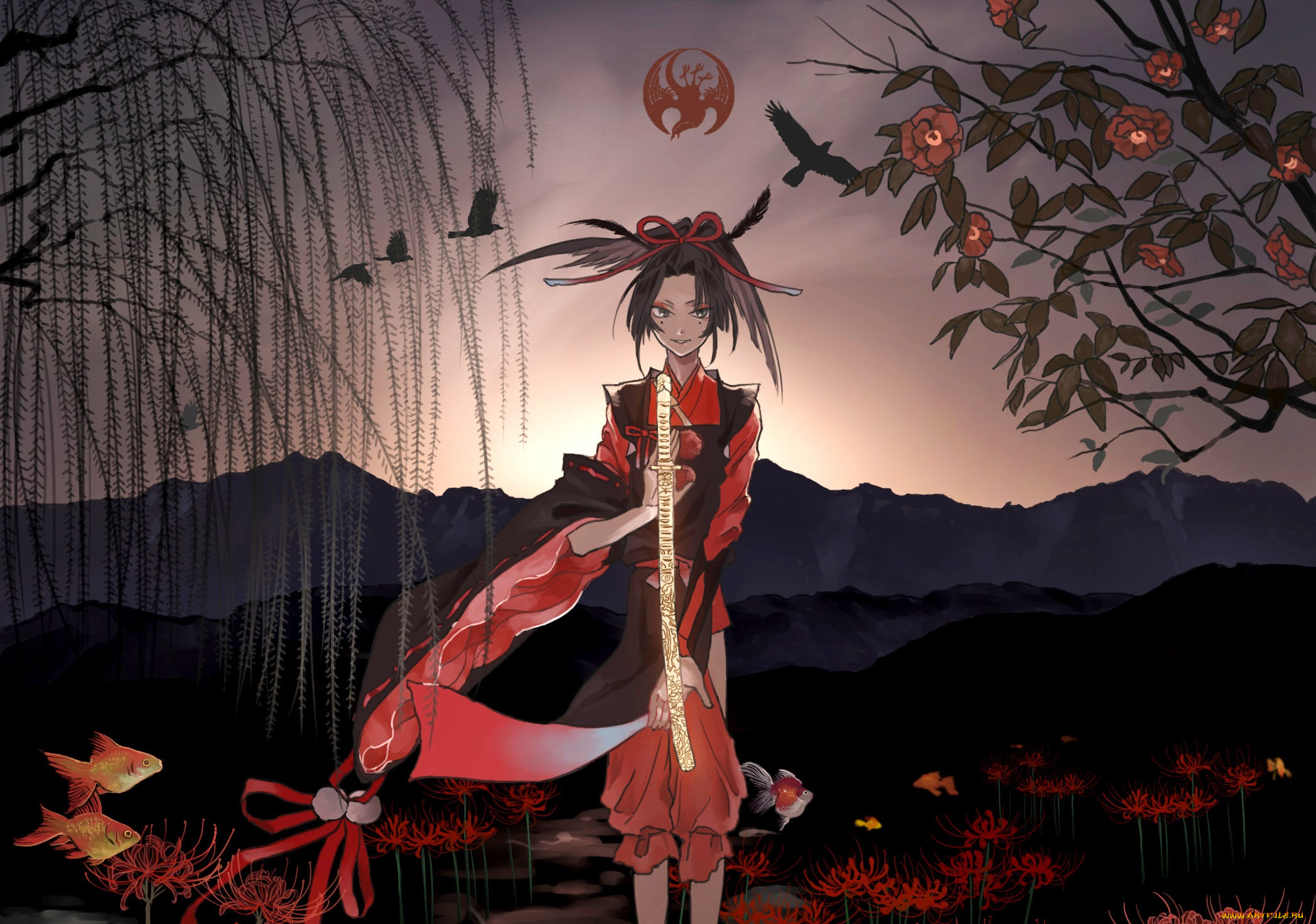 , touken ranbu, kogarasumaru